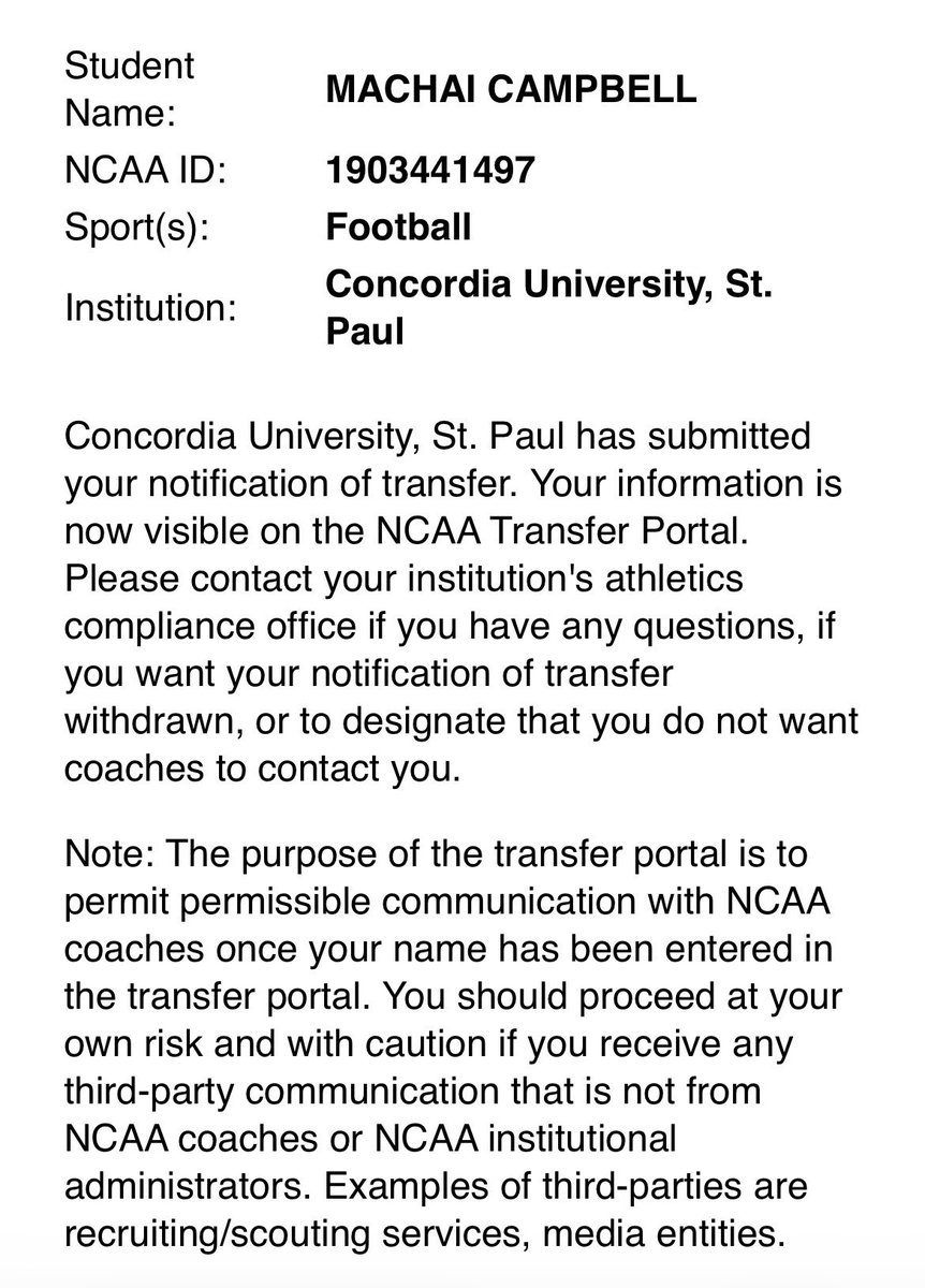 Coaches it’s official! Let’s talk Dm’s are open 
6’2 205 FS/SS that comes down hill and has range over top! 
Let’s get it