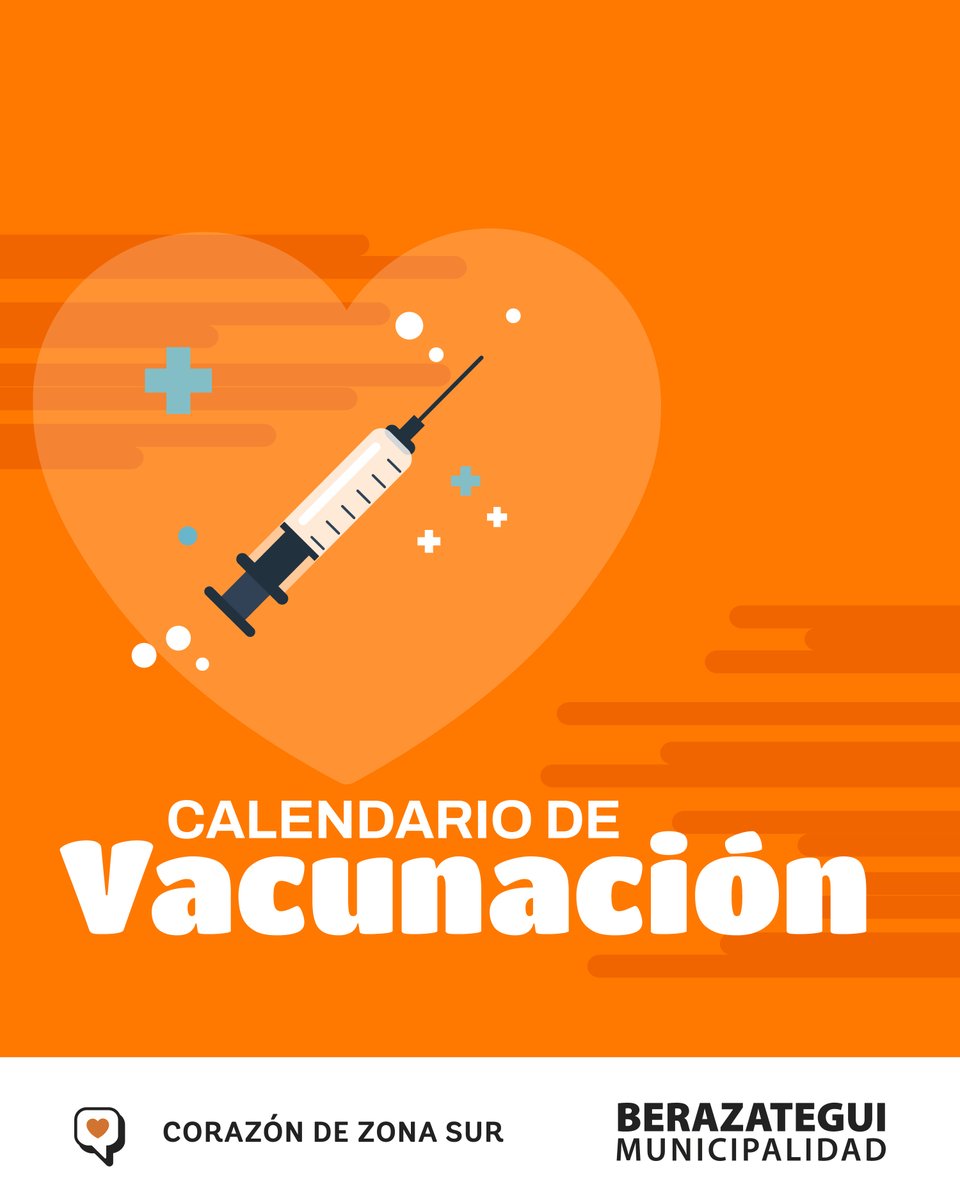 MuniBerazategui's tweet image. ¿Conocés el Calendario Nacional de Vacunación según la edad?
👉 Dirigite al Centro de Salud más cercano y consultá cuáles te corresponden. Se aplican gratuitamente.
+Info en berazategui.gob.ar/salud. 
#Berazategui #BerazateguiCorazónDeZonaSur