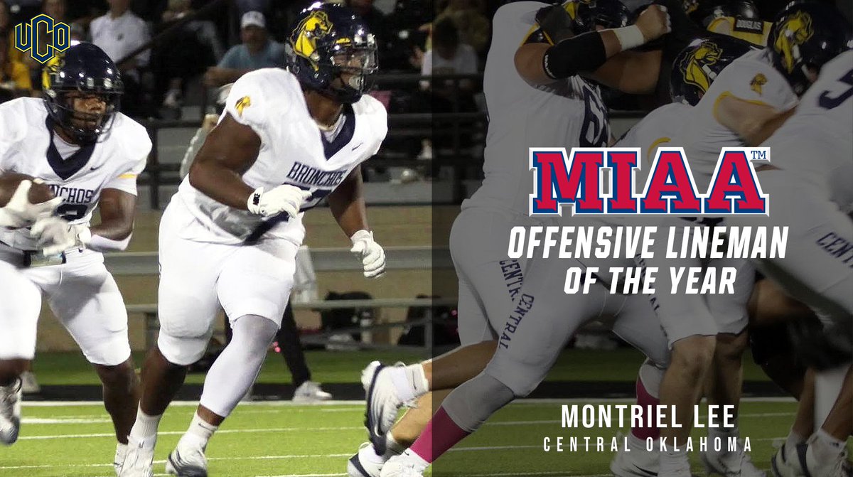 TheMIAA's tweet image. 🏅x2⃣

Congratulations to Central Oklahoma's Montriel Lee on being named the 𝑶𝑭𝑭𝑬𝑵𝑺𝑰𝑽𝑬 𝑳𝑰𝑵𝑬𝑴𝑨𝑵 𝑶𝑭 𝑻𝑯𝑬 𝒀𝑬𝑨𝑹 for the second consecutive season 👏👏

#BringYourAGame