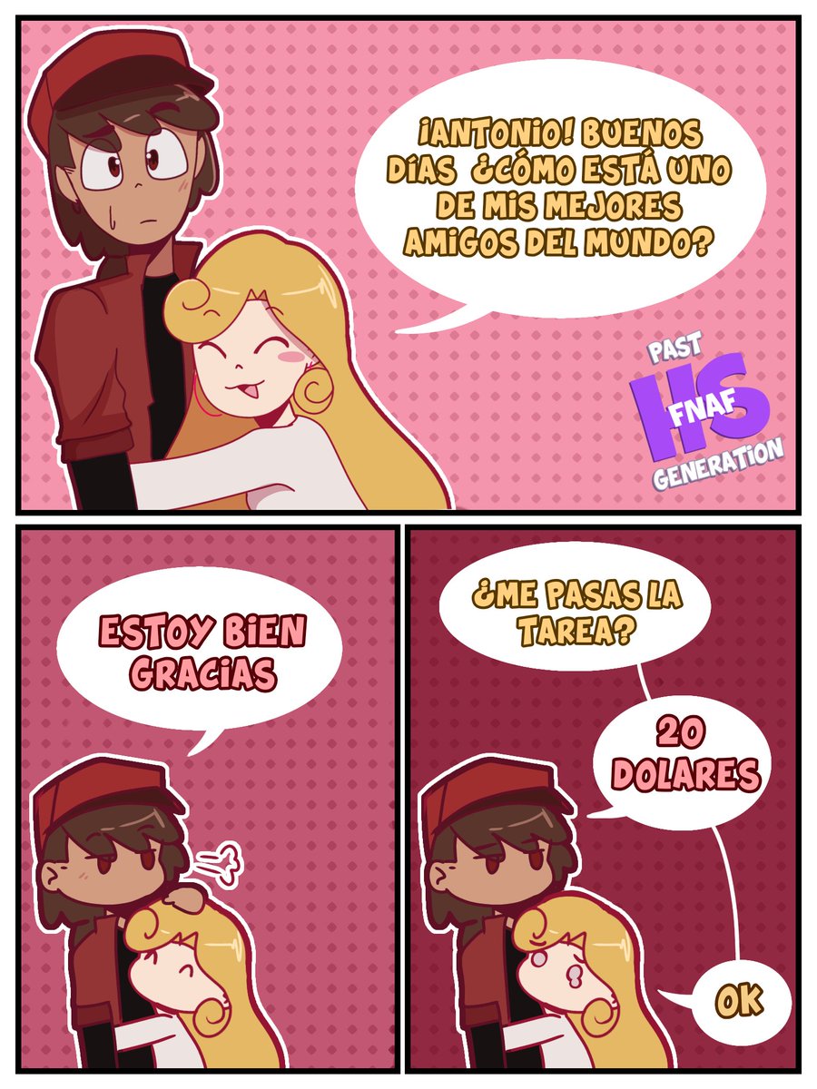 FHSPastGen's tweet image. °x🍎👑×°  Sin comentarios 
#FhsPastGeneration #FNAFHS