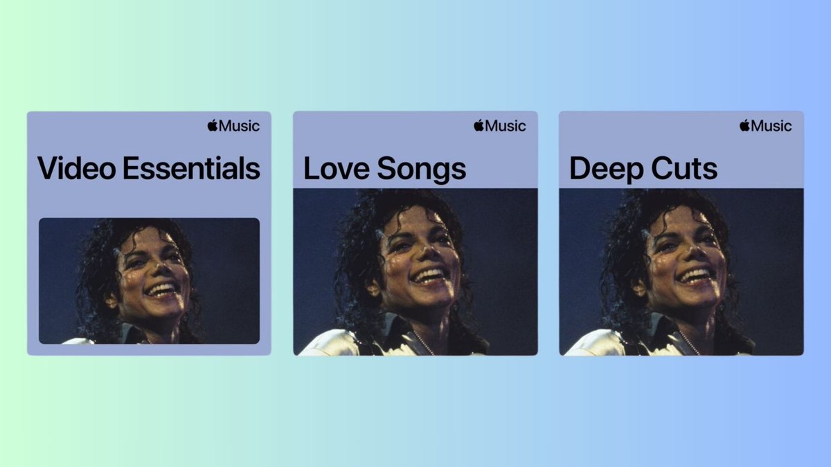 michaeljackson's tweet image. Which Michael Jackson playlist would you hit first? “Video Essentials”, “Love Songs” or “Deep Cuts”? Check them all out on Michael Jackson’s official profile on Apple Music: music.apple.com/us/artist/mich…