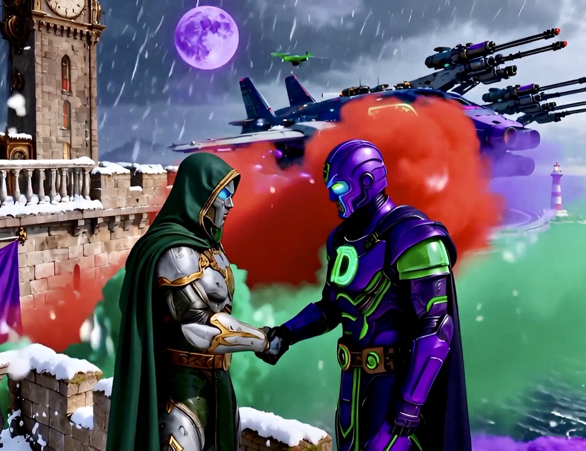legoxx3's tweet image. #Conqueror kang#doctordoom#grokimagine#marvel #aivideo #aimovie #aiart