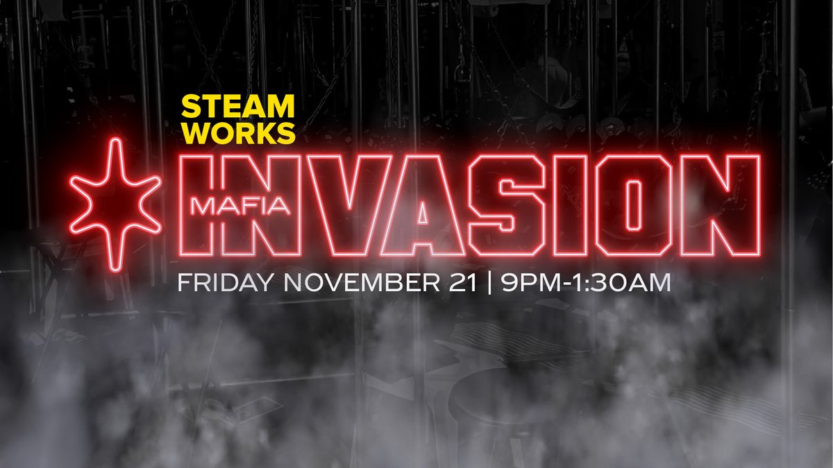 MafiaFF_Chicago's tweet photo. Early Registration for our Friday invasion at steamworks has closed, but you can still attend! Just show up as a typical @SteamworksCHI guest and ask for a locker on the 3rd floor to be near the action! 

All rooms are sold out - gonna be a good one 👊🏼 https://t.co/tjcgwSnGbK