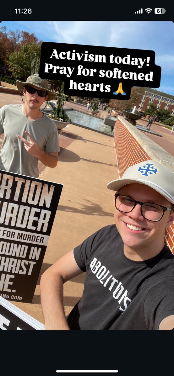 sfaokstate's tweet image. Pray for our activism today! God is at work at @okstate