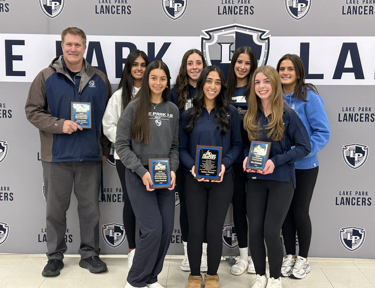 LPLancers's tweet photo. Congratulations to #WeAreLakePark student-athletes involved in the fall @LPAthleticDept season who were recognized during last night’s Board of Ed meeting, including members of @LPHSSwim, @LakeParkFootbal, @lphsboysgolf &amp; @LPGirlsGolf. Way to achieve such outstanding seasons! https://t.co/hcnyHhsUdf