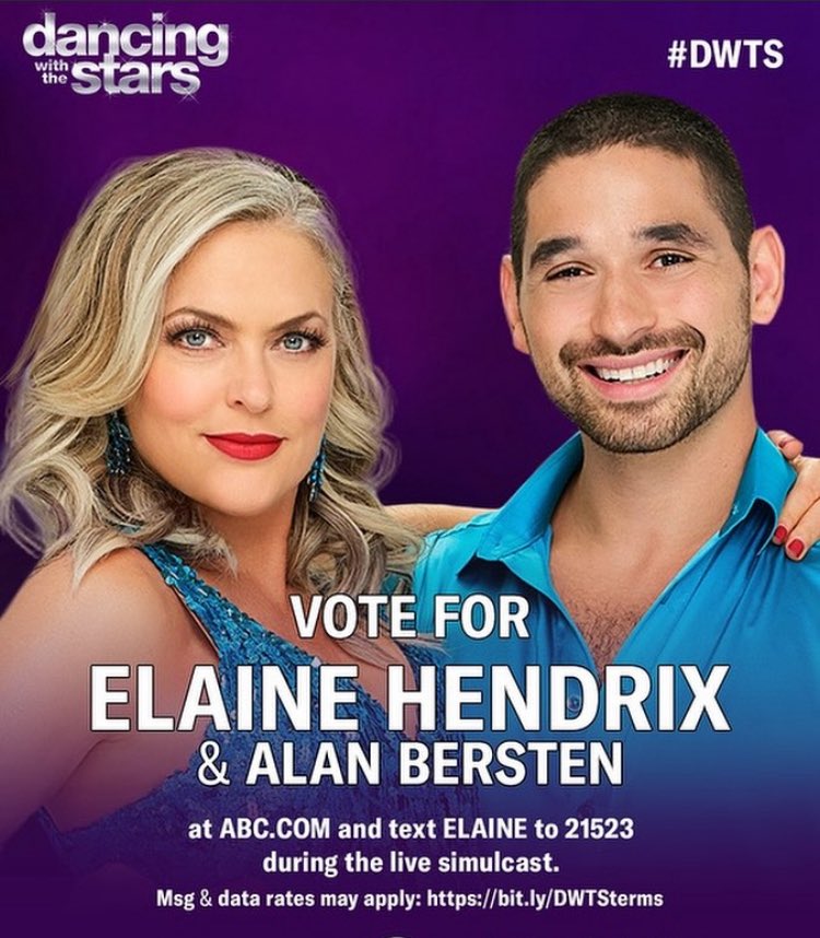 ryleesdove's tweet photo. happy showday friends! imma leave this here as a reminder to vote for elaine and @Dance10Alan tonight! let’s get these two beautiful humans into the finals 🫶🏻 #dwts #dwtssemifinals https://t.co/ifwPh5VD8f