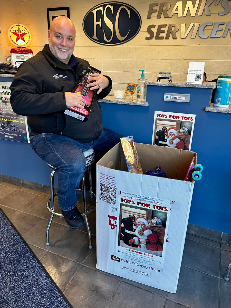 FranksService's tweet image. We’re honored to be a Toys for Tots drop-off location! Help us bring smiles to children this holiday season by donating a new, unwrapped toy. Join us in spreading the magic of giving! 🎁❤️ #ToysForTots #GiveBack