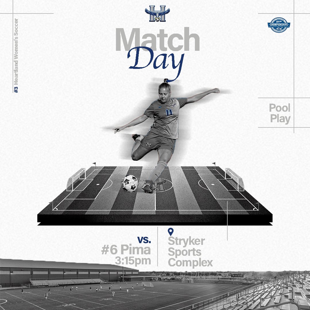 Last day of pool play!👏⚽️

🆚 #6 Pima
⏱️ 3:15 PM
📍 Wichita, Kansas

#WingsOut