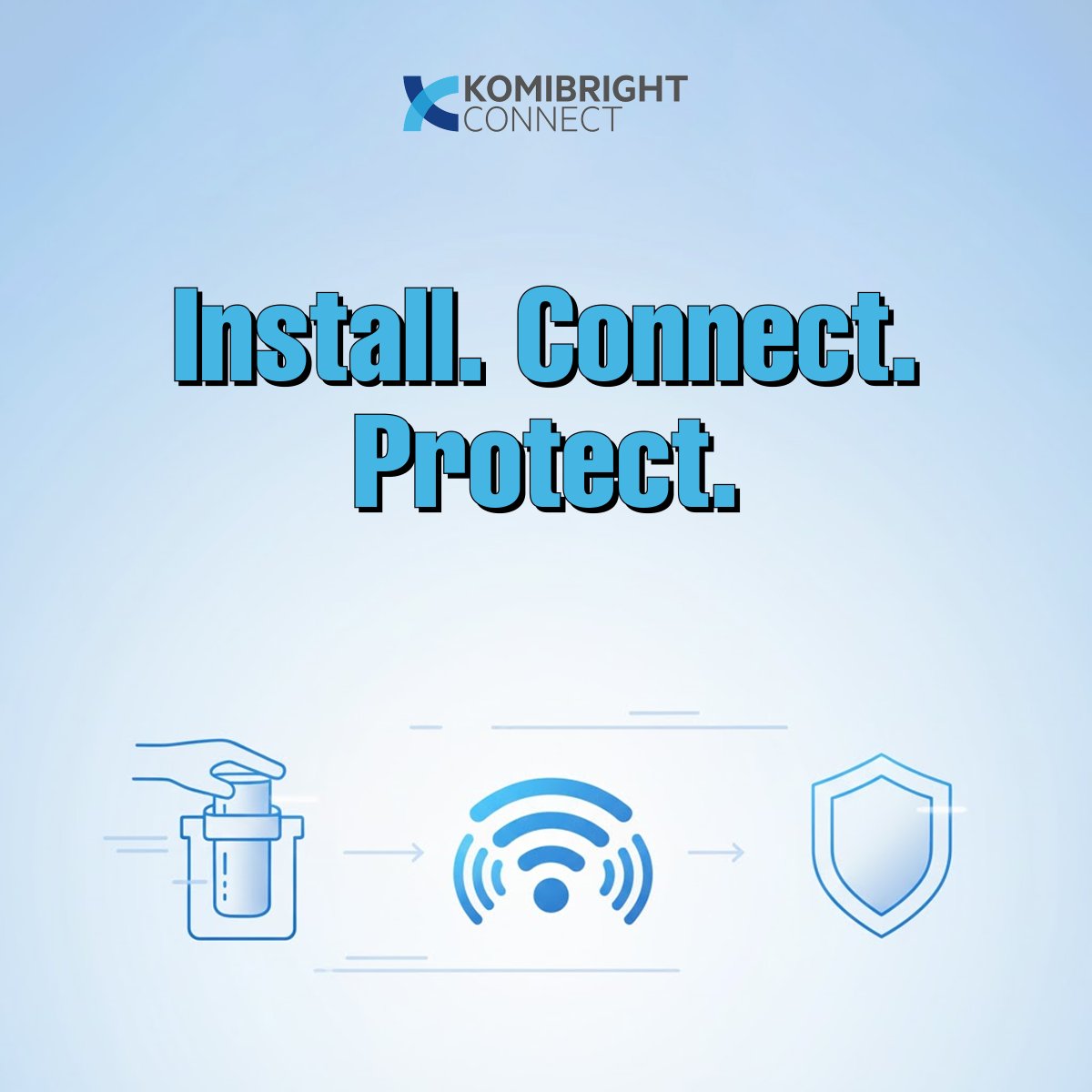 KomibrightCo's tweet image. Getting started with Komibright Connect is incredibly simple. Install your device, connect to the app, and instantly gain intelligent protection and monitoring for your water.
#EasySetup #KomibrightInstall #QuickStart #SmartProtection #ConnectAndGo #HomeUpgrade