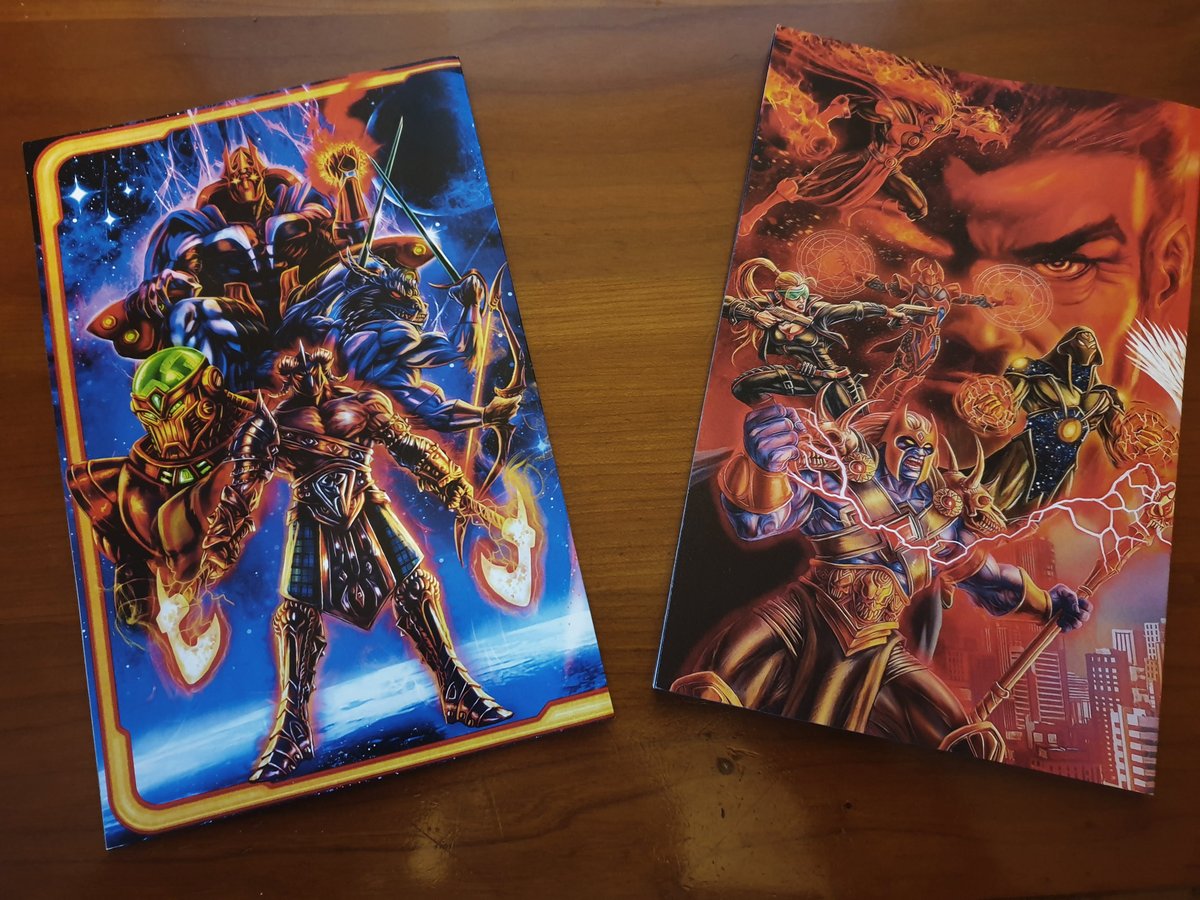 SamuelSantosArt's tweet image. My two published works in comics, both within the Advent Comics universe. For "Dark Matter", did both cover and interior art (except colors). For "Facets" did only the cover.

#comics #comicscover #comicsartist #coverart #freelanceartist