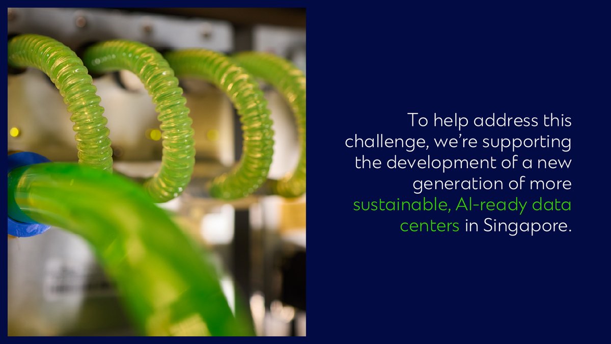 StanChart's tweet image. The physical infrastructure for AI, particularly data centres, requires significant amounts of electricity for both operation and cooling. Businesses and markets are looking for ways to support transformative AI capabilities, while delivering resilience, alongside sustainable…