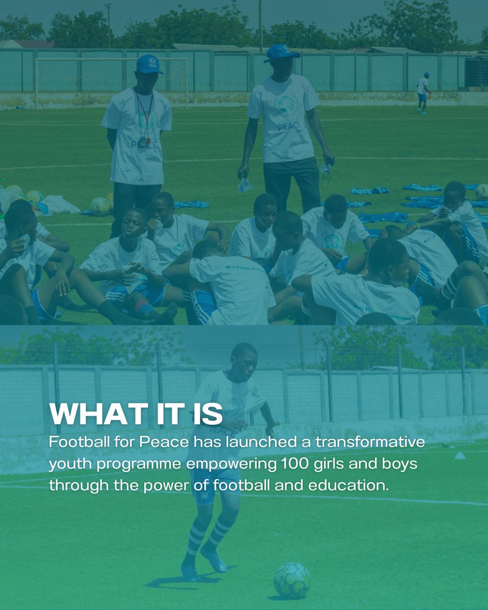 FfP_Global's tweet photo. Football for Peace is on the ground in Northern Ghana, empowering 100 young people through football &amp; life skills. The programme concludes with a youth tournament &amp; special guest on 29 Nov. Partners: ASFIT, CDD &amp; GSERF. #FootballForPeace #Ghana #YouthEmpowerment https://t.co/lxb4DETlJs