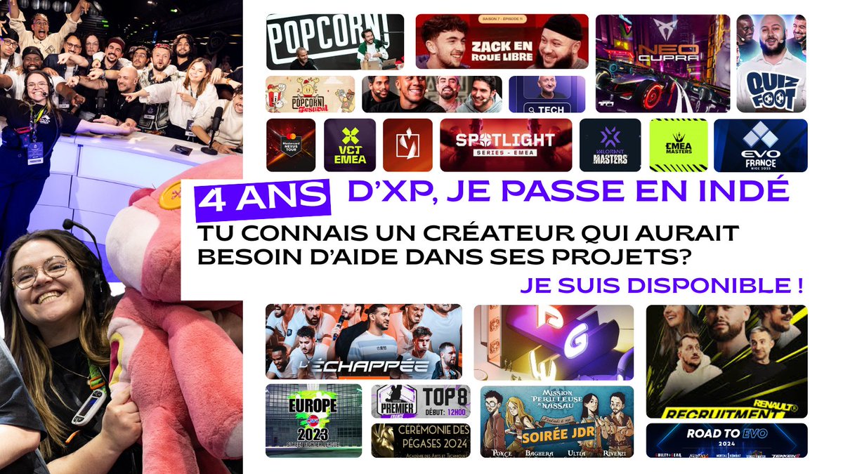 ayé je suis freelance

Si tu veux m'aider dans ma nouvelle aventure 
➡️ partage mon post 

Si t’as un pote créateur en galère pour organiser ses prods ou ses OPs…
➡️ @ le 

💌 safe place
juliette@agenceromeo.com