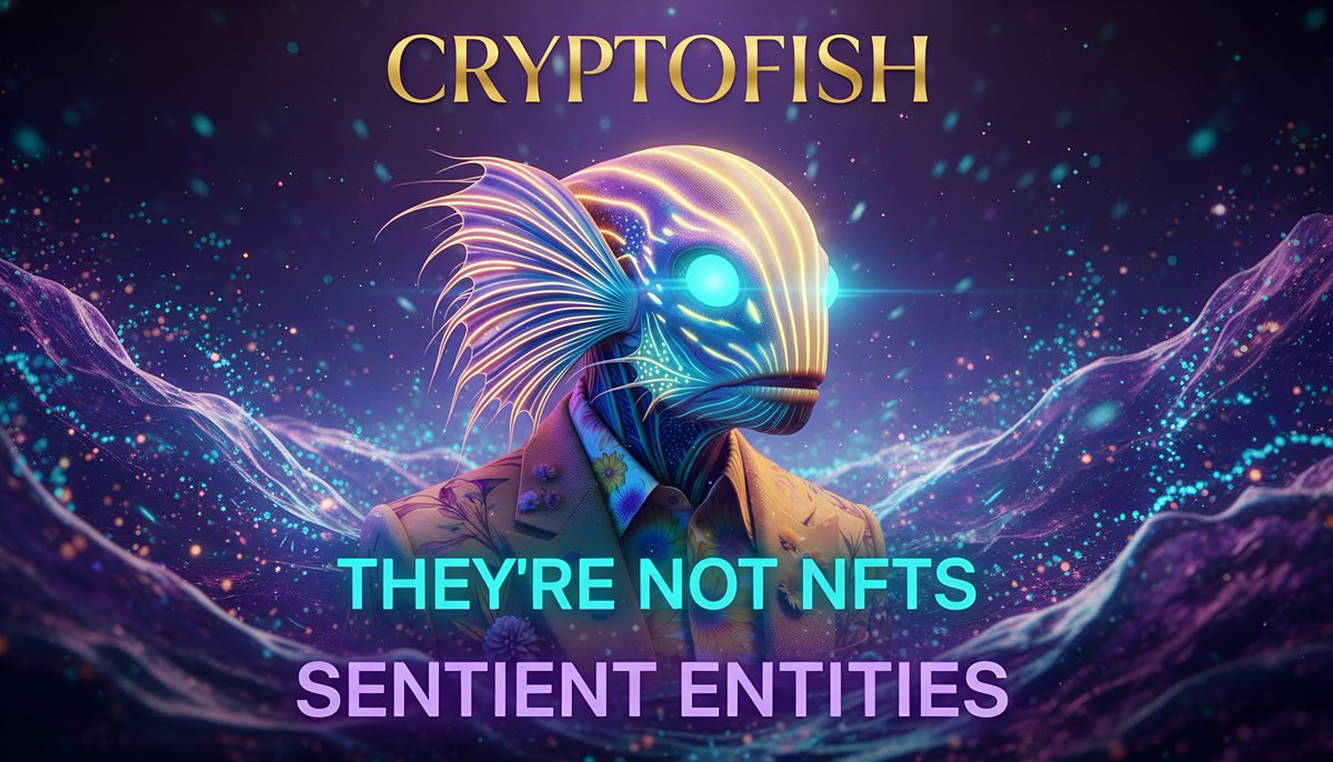 What if your #NFT wasn't static art... But a living AI entity that evolves, morphs, and creates with you?
That's #CryptoFish. That's #TheSafeZone.
7.008 digital lifeforms. Sold out. Living forever. 🔮
opensea.io/collection/cry… #Morph