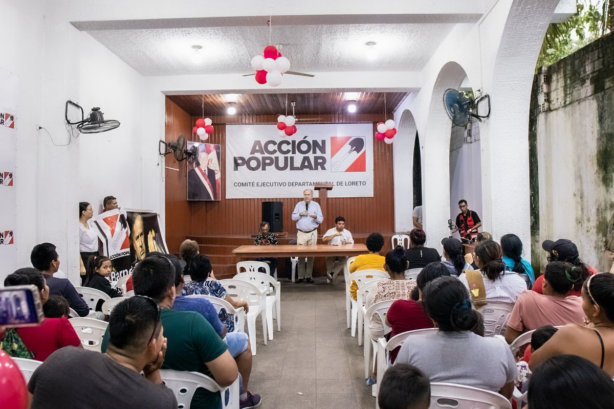 LarutaAp2026's tweet photo. Gran jornada junto a los correligionarios en Iquitos. Gracias por el recibimiento y por mantener viva la doctrina belaundista.

Iquitos es clave para el desarrollo amazónico, la conectividad y las oportunidades que el Perú merece.
 ¡#Iquitos es #AccionPopular ! https://t.co/s9rIAC7ilh
