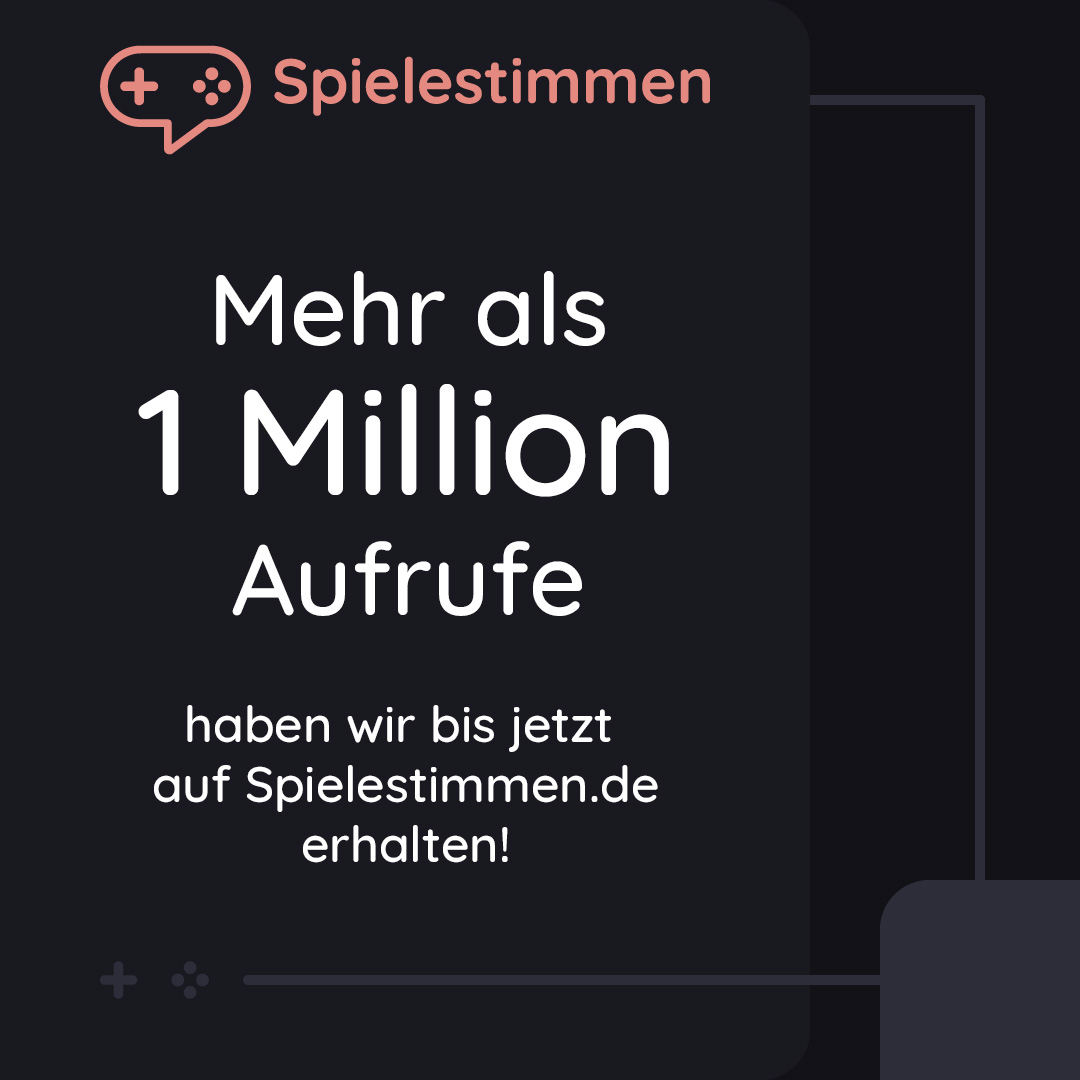Heute ist ein großer Tag für uns: 

Nach gerade einmal 8 Monaten haben wir heute EINE MILLION Klicks auf unserer Seite angesammelt. 

Für eine junge Seite ohne dedizierte Werbung ist das für einen solchen Zeitraum ein riesiger Erfolg🎉