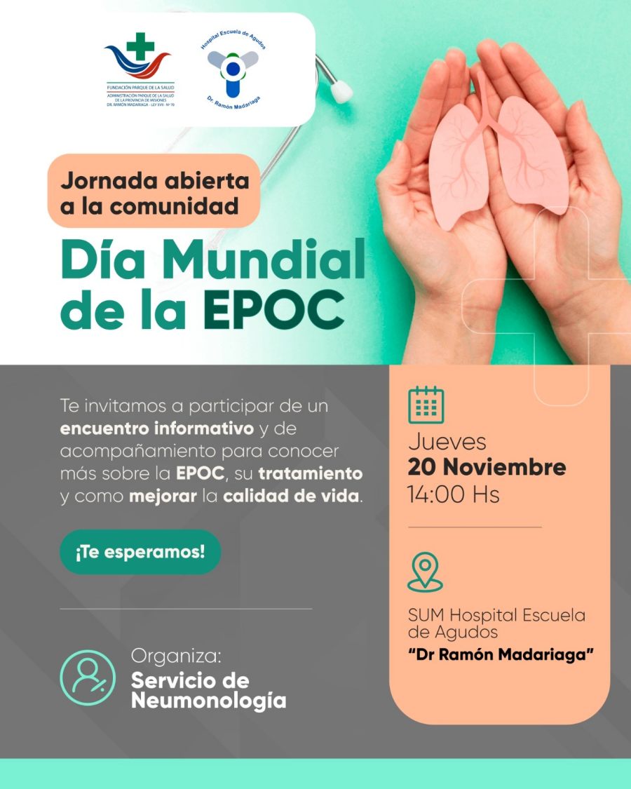 El Hospital Dr. Ramón Madariaga de Posadas  impulsa charla sobre Enfermedad Pulmonar Obstructiva Crónica: La  enfermedad pulmonar que afecta mayormente a fumadores  limiteinformativo.com/articulo/el-ho…