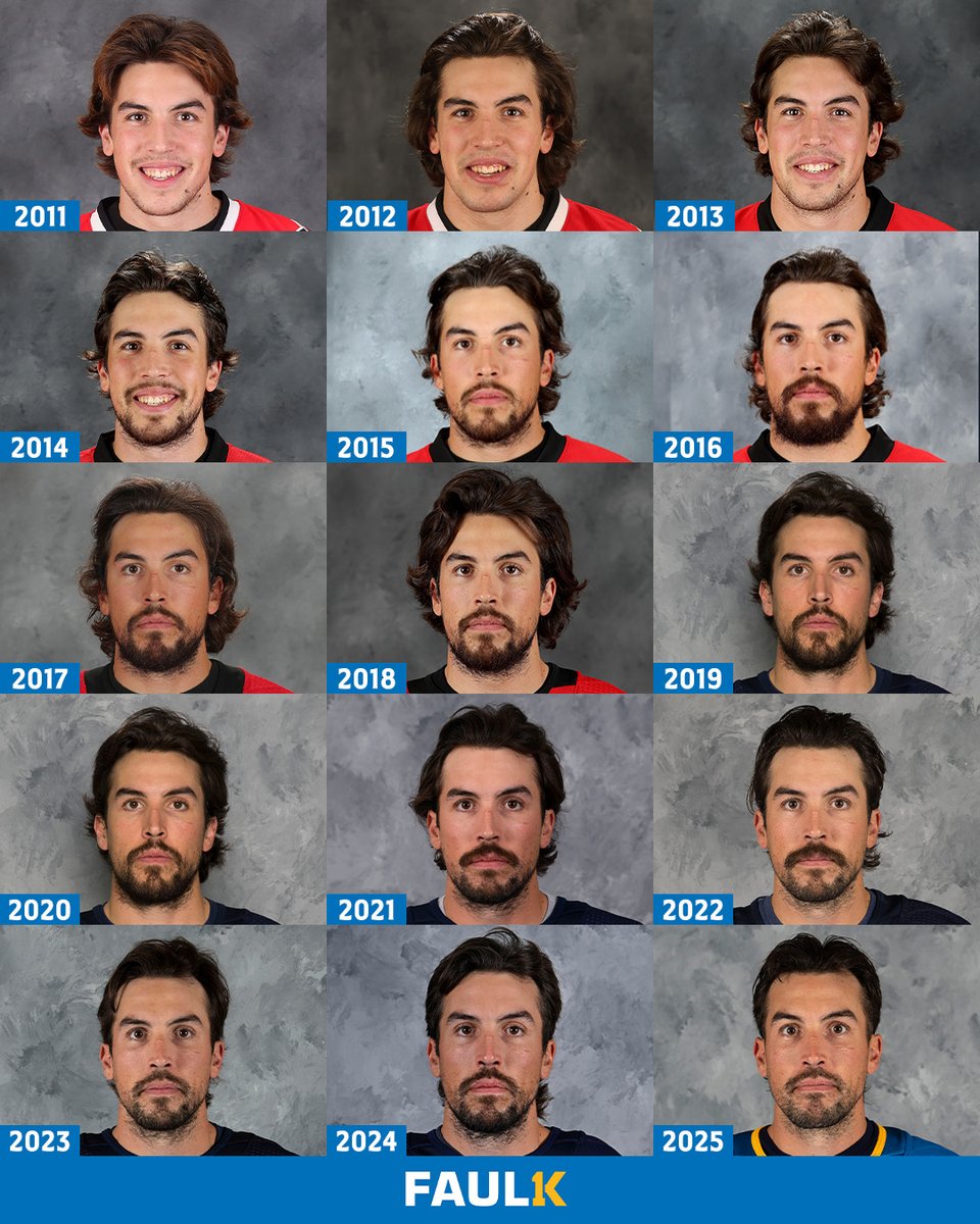 StLouisBlues's tweet image. 15 seasons of Faulker 👏👏 #stlblues