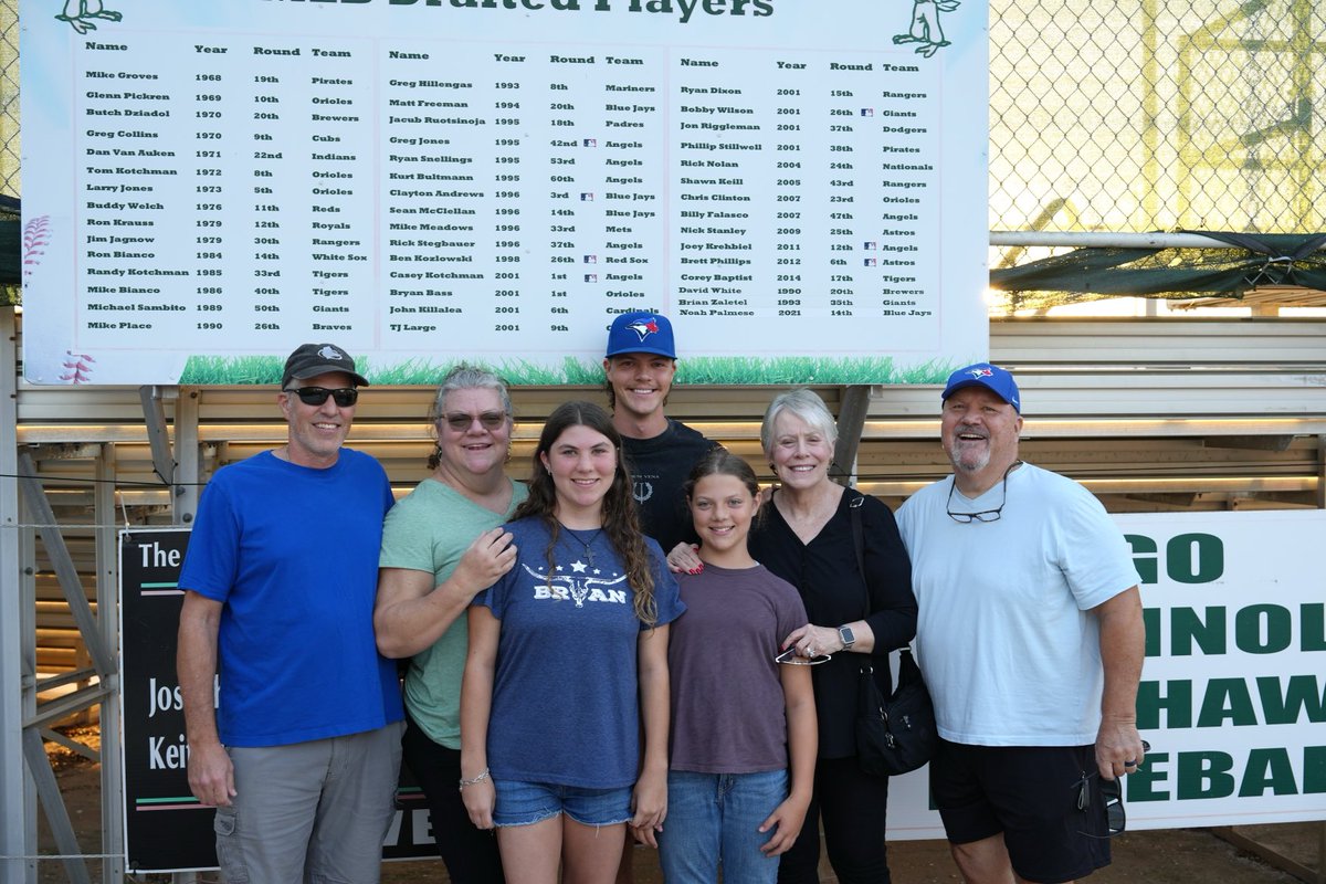 WarhawksBB's tweet photo. Last night was a special night at Brinker Field as ⁦@PalmeseNoah⁩ and his family added his name to our ⁦@MLB⁩ draft board at SHS before the fall orange and green game.  Noah is the 45th SHS baseball player in program history to be drafted by an MLB team. 
#Warhawks https://t.co/VGnnz7TxgZ