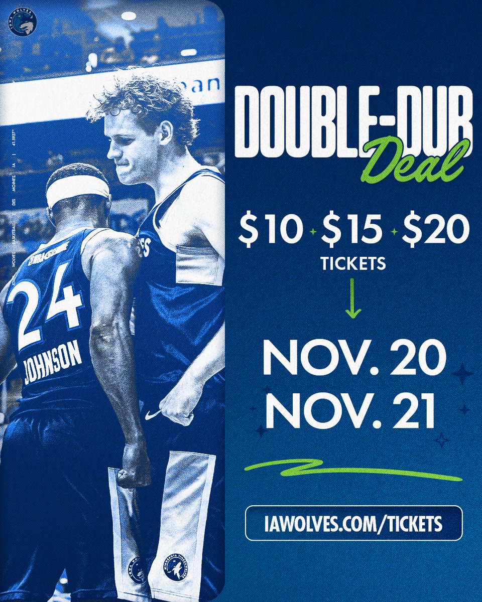 iawolves's tweet image. when the Wolves win two, you win too!

🌟: pulse.ly/p8zasweayq