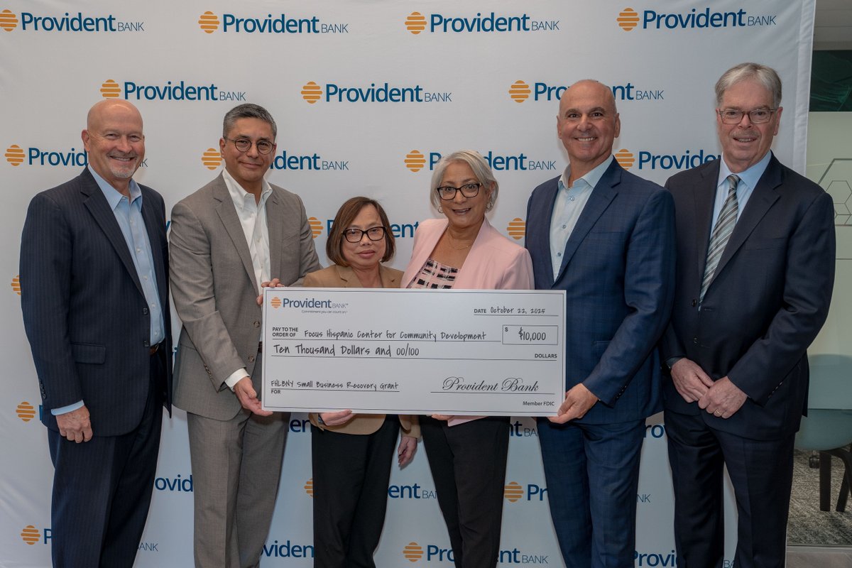 Provident Bank is proud to support Focus Hispanic Center for Community Development (FOCUS) with a $10,000 Federal Home Loan Bank of New York (FHLBNY) Small Business Recovery Grant! FOCUS is a non-profit organization located in Newark, New Jersey that provides community social