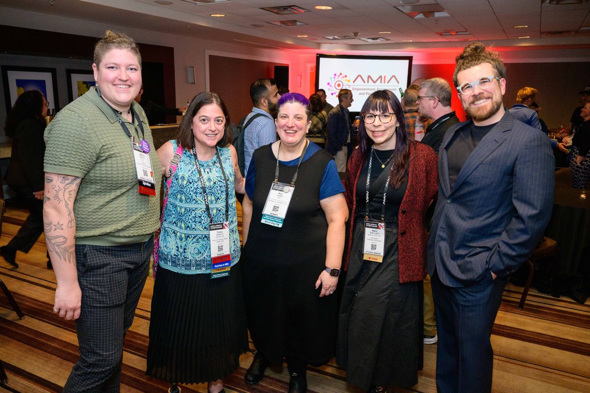 AMIAinformatics's tweet image. The smiles tell the story at #AMIA2025: when we gather in person, we&apos;re not just attending a conference. We&apos;re strengthening the bonds that make our profession stronger.

#HealthInformatics #HealthcareInnovation #Networking