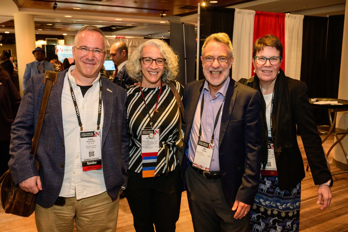 AMIAinformatics's tweet image. The smiles tell the story at #AMIA2025: when we gather in person, we&apos;re not just attending a conference. We&apos;re strengthening the bonds that make our profession stronger.

#HealthInformatics #HealthcareInnovation #Networking
