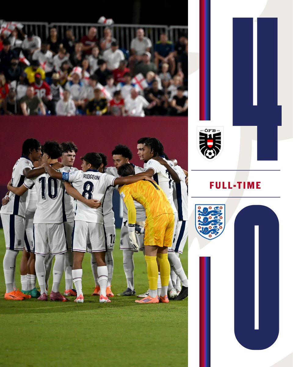 England's tweet image. Our #YoungLions exit the #U17WC in Doha.