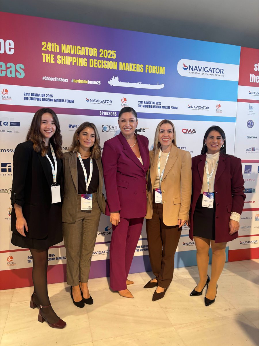 americanpandi's tweet image. The  24th #NavigatorForum explored decarbonization, smart shipping, ESG,  &amp;amp; more. 

A video of #AmericanPandI&apos;s Mariana Katsimicha added to  discussions on seafaring culture.

Thanks to Danae Bezantakou for another sharp, forward-looking event.

🔗 navigatorltd.gr/forums/24th-na…