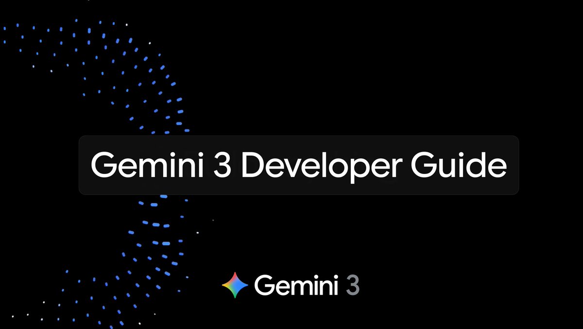 _philschmid's tweet photo. We wrote a Gemini 3 Developer Guide including all new API features, Migration strategies, and technical details for building with Gemini 3 Pro preview:

- Control reasoning via `thinking_level` low and high modes.
- per part `media_resolution` for better multimodal reasoning
- Preserve reasoning context with mandatory Thought Signatures.
- Combine Structured Outputs with built-in tools like Google Search.