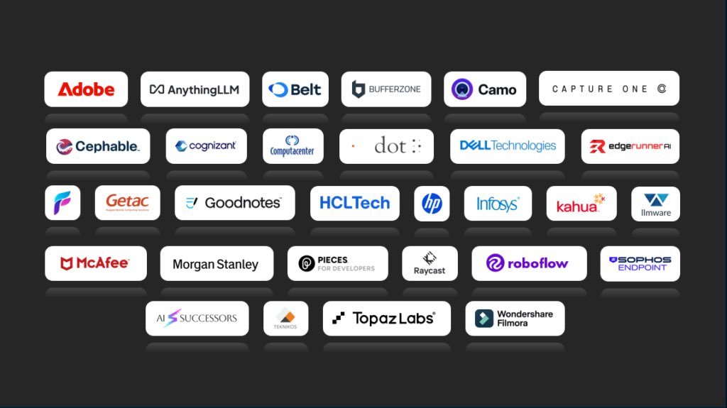 mixen's tweet image. Excited to celebrate our developer partnerships today at Microsoft Ignite across Windows AI platform, including Microsoft Foundry on Windows, MCP on Windows, Agent connectors, Windows ML and more!
Thank you for the partnership! 🙌 ✨
Learn more at blogs.windows.com/windowsexperie…