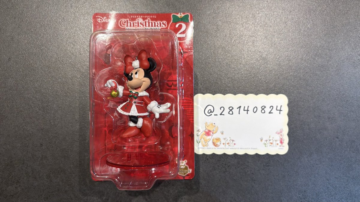 _28140824's tweet photo. 【交換】ハッピーくじ Happyくじ ディズニー オーナメント 2025

譲:ミニー(写真1枚目)

求:ジュディ(写真2枚目)

札幌手渡しor郵送希望です。
条件の合う方いらっしゃいましたらお気軽にお声掛けください🙇🏻‍♂️！ https://t.co/KWNgtn72Og