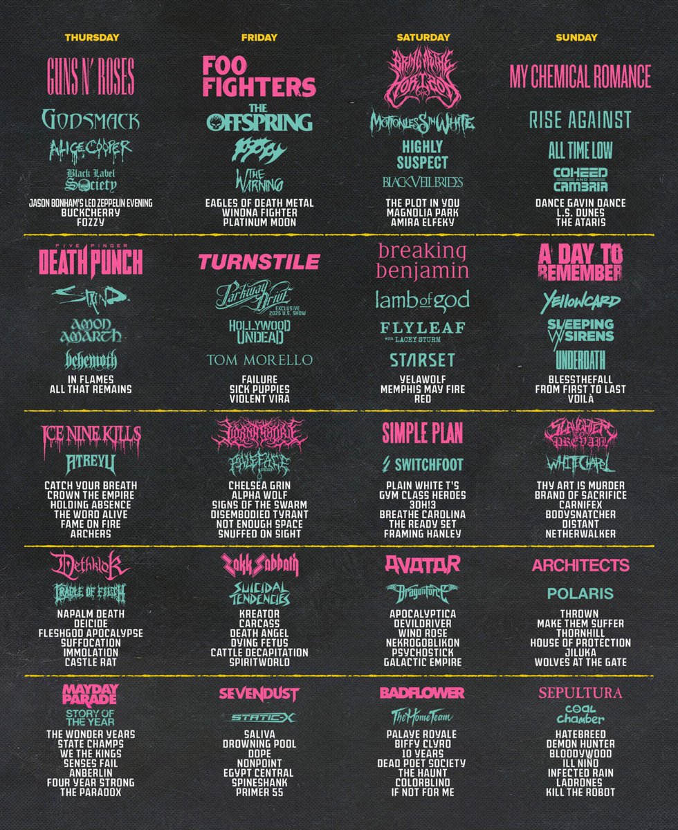 prob_zero's tweet image. The new phonebook is out!
The new phonebook is out!

Welcome to Rockville 2026. We may have already purchased our Daytona Club VIP tickets 😁