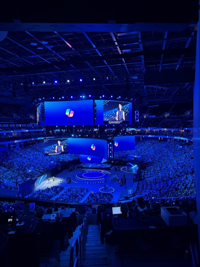 atQor_'s tweet photo. 🚀 LIVE at #MSIgnite — the energy is incredible!

Thousands of innovators gathered as Microsoft unveils the next wave of AI + Cloud transformation.

The future of tech is happening right in front of us.

#MSIgnite2025 #MicrosoftIgnite #AI #Azure #MicrosoftPartner #TechLive @kartik_shah1 @PushkarajKale