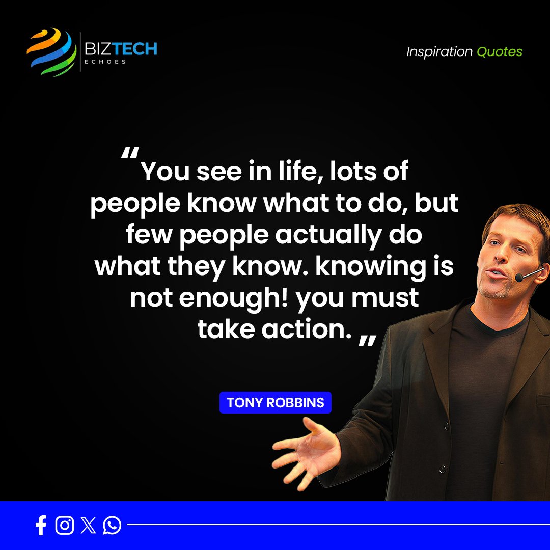 biztechechoes's tweet image. INSPIRATION FROM TONY ROBBINS 

#INSPIRATION #BIZTECH #TONYROBBINS