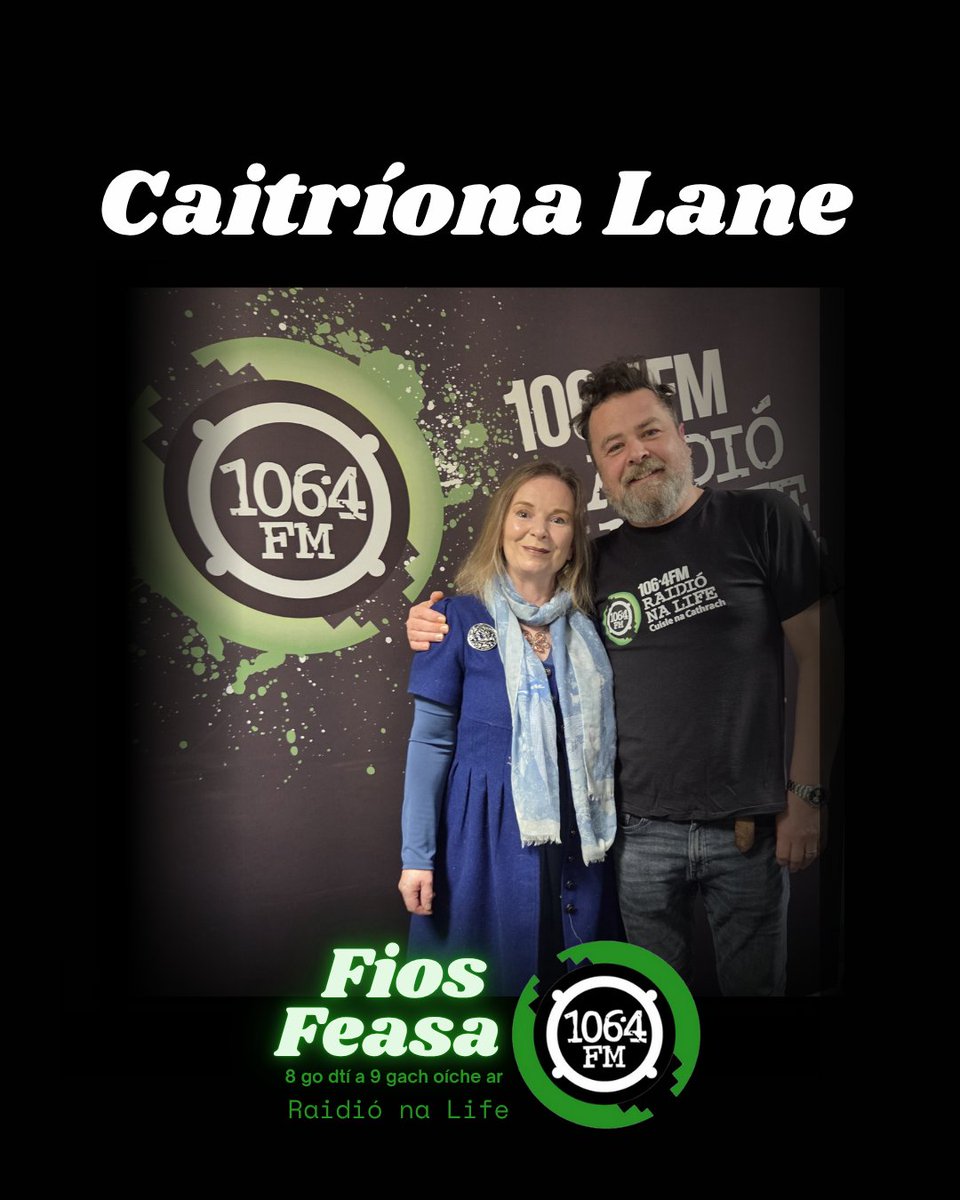 Anocht ar #FiosFeasa !! An file Caitríona Lane ag caint linn sa stiúideo. Dick Walsh ag caint faoi chúrsaí dúnmharú i #rosnarún ! É sin uiligh agus scoth an cheoil againn daoibh! <a href="/TG4TV/">TG4</a>  <a href="/RosnaRun/">Ros na Rún TG4</a>   <a href="/RustyDonn/">Rossa O Sioradain</a>