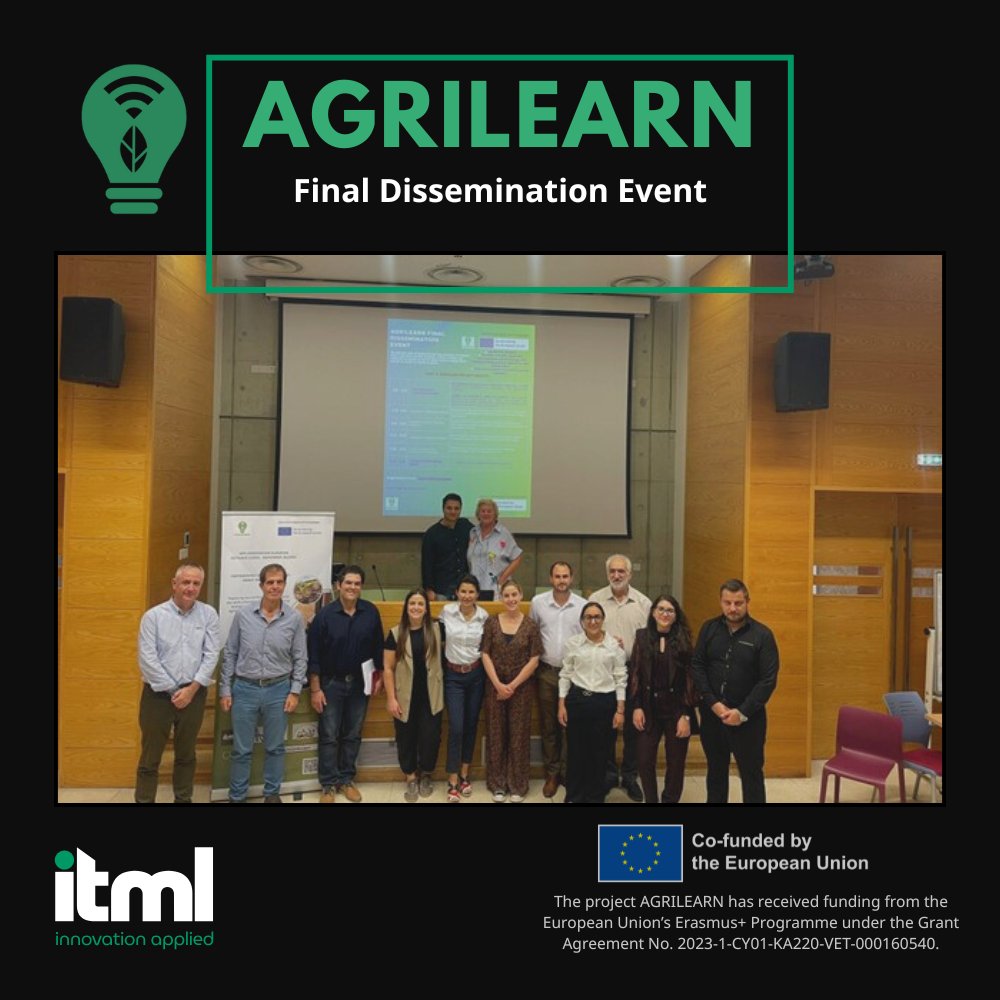 ITMLGR's tweet image. @ITMLGR had the pleasure of moderating the discussions and presenting the AGRILEARN Online Training Platform. @Agrilearnpr has developed innovative tools and digital learning resources to strengthen the skills of farmers, educators, and rural professionals across Europe.