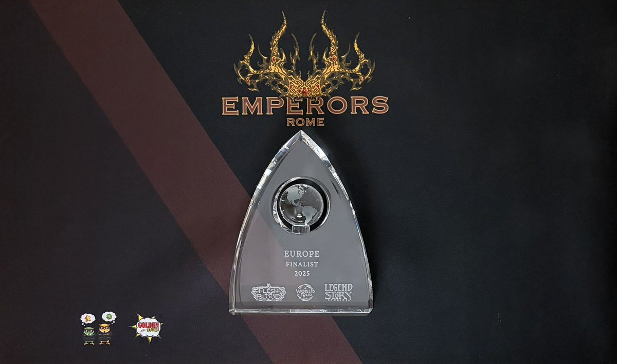 TommasoViscido's tweet photo. Huge thanks to LSS for the #2 EU Player of the Year trophy! 🏆
Such a great surprise, truly grateful. 

I’ll keep working hard next year… maybe even aim for that top spot 🫣 #fabtcg https://t.co/WaRNm2bN5g