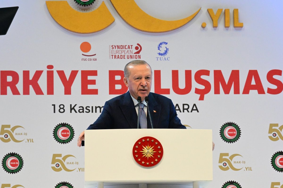 devletsert's tweet image. Cumhurbaşkanımız Sayın Recep Tayyip Erdoğan’ın teşrifleriyle, konfederasyonumuz HAK-İŞ’in 50. kuruluş yıl dönümü etkinlikleri kapsamında düzenlediğimiz Türkiye Buluşması programımızı, coşkunun dalga dalga yayıldığı güçlü bir atmosferde gerçekleştirdik.

Yarım asırlık emeğin,…