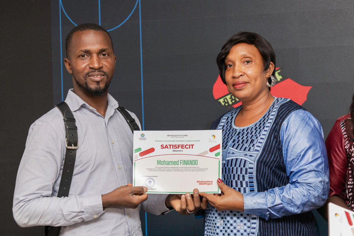 Wikimedia Guinée Conakry tweet media