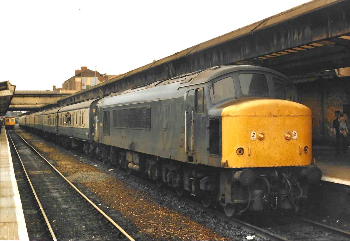 45066 at Derby with 1E51 0732 Exeter - Sheffield Relief on 25th May 1985
