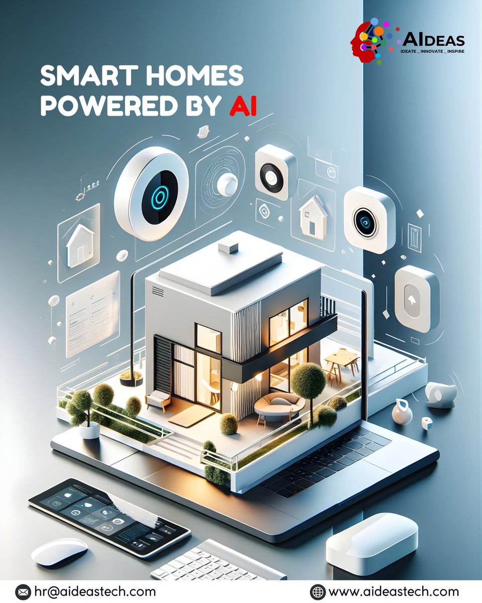 AIdeastech's tweet image. At AIdeas Tech Solutions, we integrate advanced AI models to build seamless, secure, and future-ready smart home ecosystems. 
#AIdeasTech #SmartLiving #ConnectedHomes #IoTInnovation #AIPoweredHomes #HomeSecurityTech #NextGenTechnology #SmartDevices #TechSolutions #AutomationLife