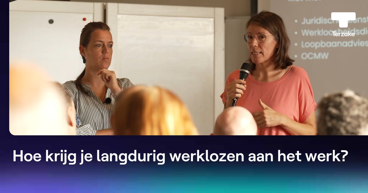 Vanavond in #terzaketv: Hoe krijg je langdurig werklozen aan het werk? We gingen langs bij een ABVV-infosessie. Duiding door <a href="/Stijn_Baert/">Stijn Baert</a>. En is het project Brussel mislukt? Volgens <a href="/AntonJaegermm/">Anton Jäger</a> en <a href="/QuintenJacobs3/">Quinten Jacobs</a> wel. <a href="/FredericDeGucht/">Frederic De Gucht</a> in de studio. Om 20u met <a href="/anneliesbeck/">Annelies Beck</a>