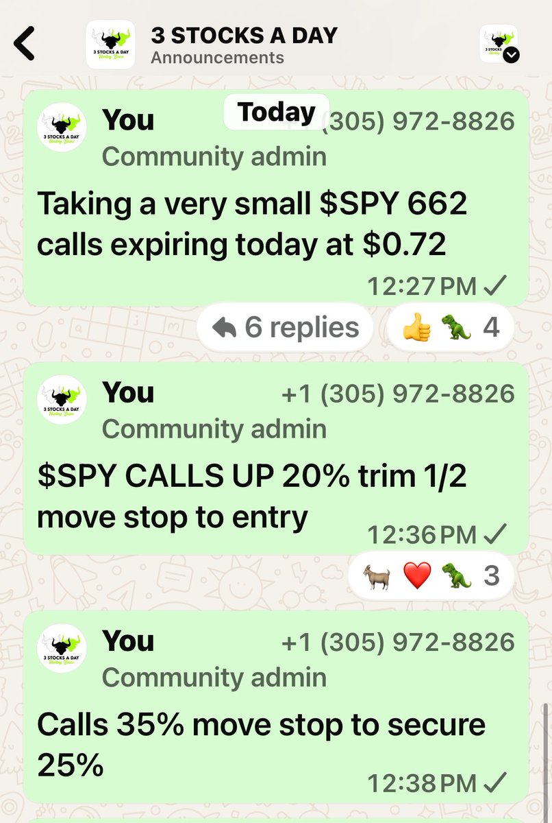 3Stocksaday's tweet image. $SPY CALLS 200%