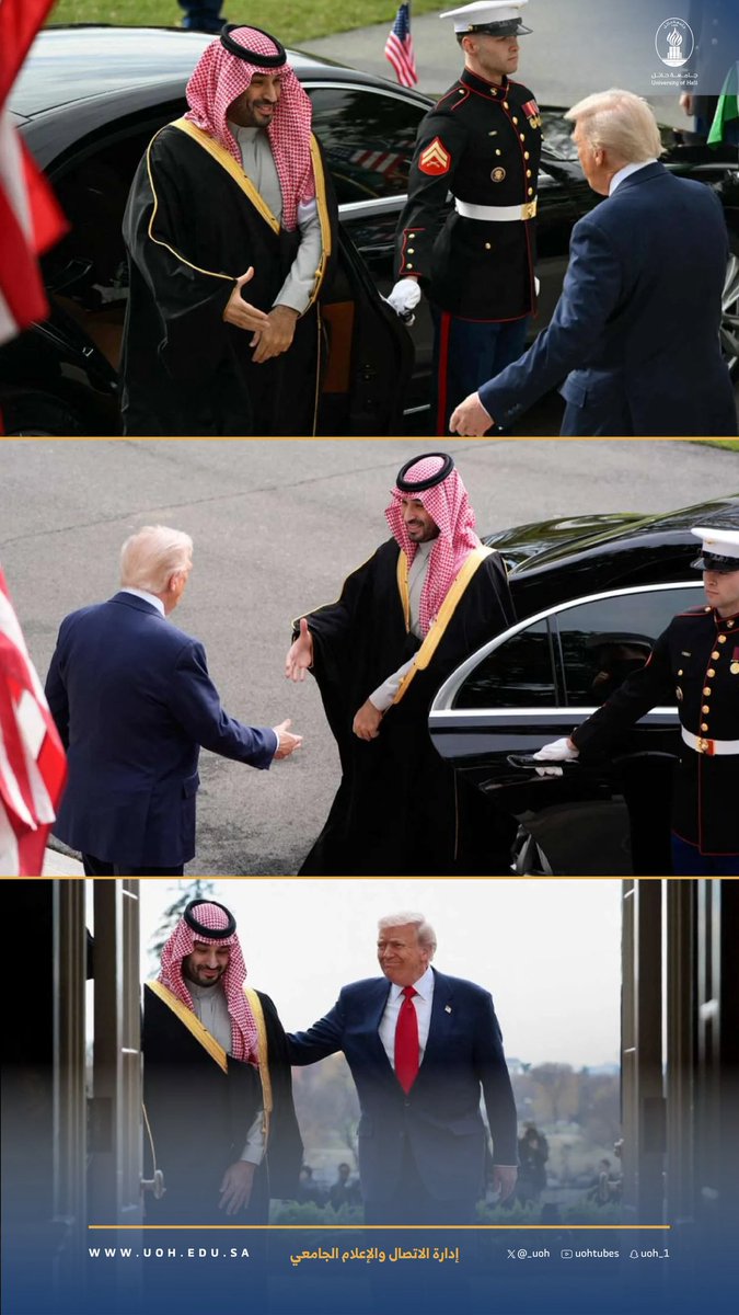 قَائِدُ الرؤية ومُلهم مملكتنا
يرتفع ماهوب يمشي بالدروب
حقق الأحلام وافكاره حَكَتْنَا
قِصَةْ اعْظَم شَعْبْ ما بين الشعوب 🇸🇦

#جامعة_حائل