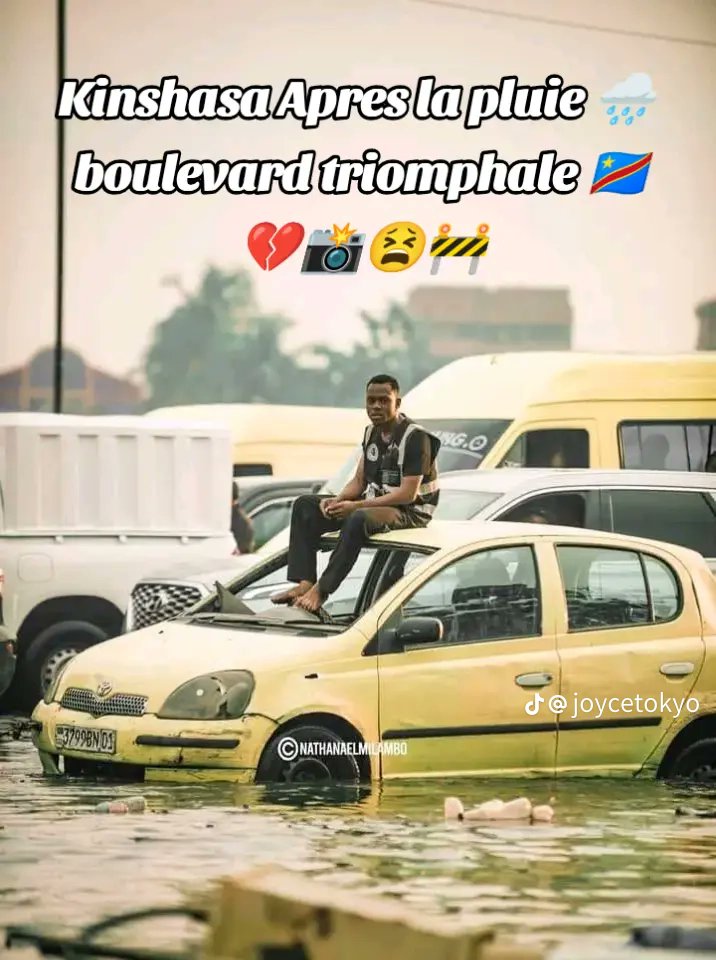 ngongaglody25's tweet image. Kinshasa après la pluie 

La ville chavire

Les voitures se métamorphosent en pirogues modernes, glissant sur des avenues englouties.  
Une capitale impraticable, méconnaissable.  
À un moment, il faut le dire : on nous doit des explications.  

#Kinshasa #Pluie  @simeonisako13