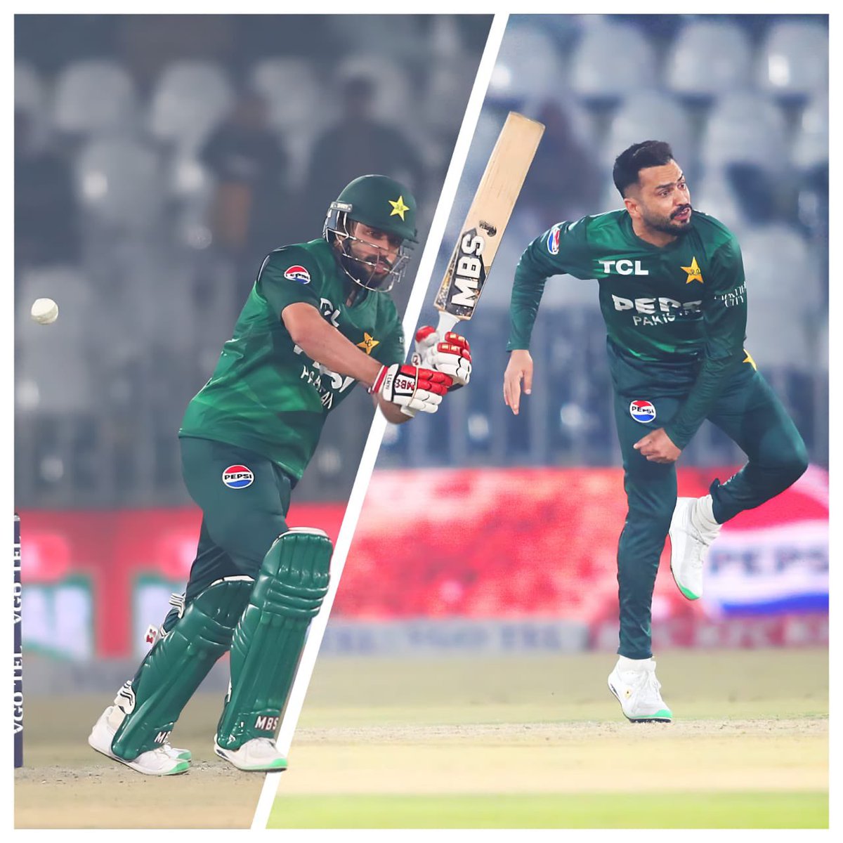 ProSportsStudio's tweet image. Pindi boy delivers at Pindi! 🤩
Pakistan won the first match of the Tri-Nations Series by 5 wickets with only 4 balls to spare! Muhammad Nawaz with the Player of the Match performance! 🏏🇵🇰 

#pakistancricket #pct #pakvszim #pakistancricketteam #muhammadnawaz