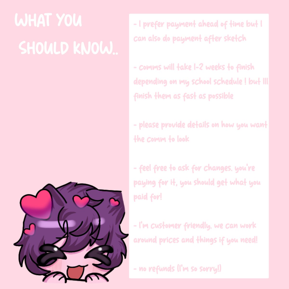 cupidghosti's tweet image. UPDATED COMMISION SHEET !! Feel free to contact me through here, insta, or discord !! Im rlly desperate for money rn

#comm #commision #art #yume #promotwt #moothunt #commisionhunt