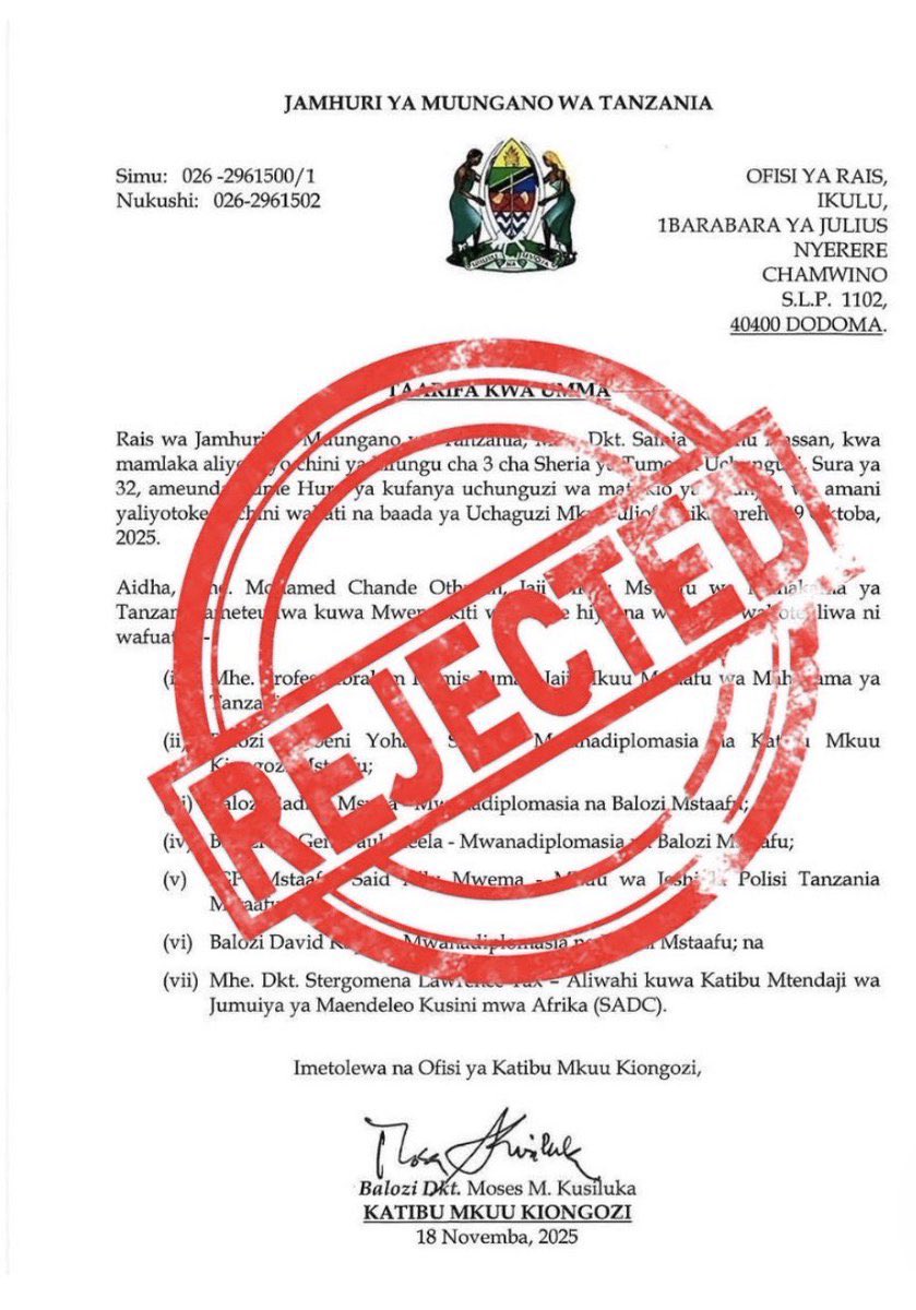 Mbwa akitaka kufa hupoteza uwezo wake wa kunusa.Eti tume ya kijaji.Judicial commission rubbish.

#Tutakuwepo