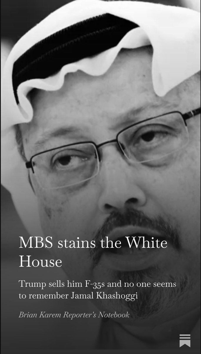 Remember Jamal Khashoggi.
brianjkarem.substack.com/p/mbs-stains-t…